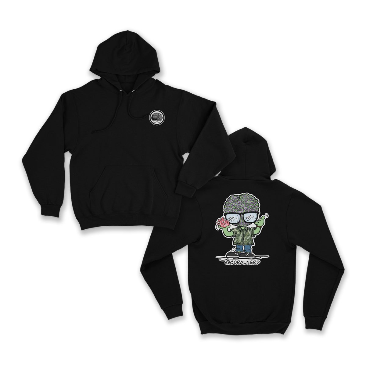Willy Nerd hoodie coralnerd