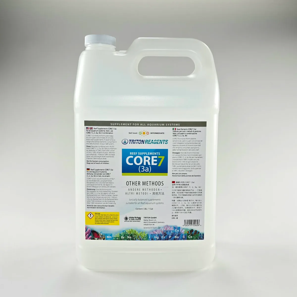 CORE7_Pt3a_RS_1024x1024@2x Core7 Reef Supplements- Other Methods, 3.8L/ 1gal (Sold in parts)